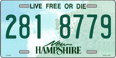 NH license plate 2818779