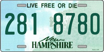 NH license plate 2818780