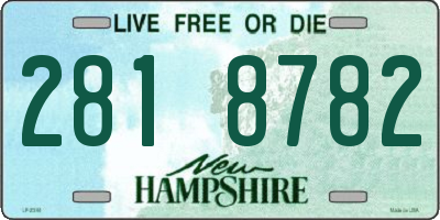 NH license plate 2818782