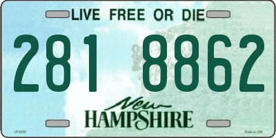 NH license plate 2818862
