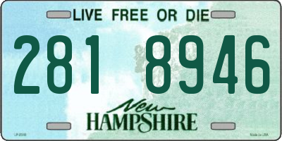 NH license plate 2818946