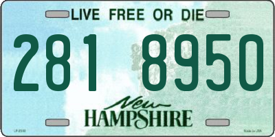 NH license plate 2818950