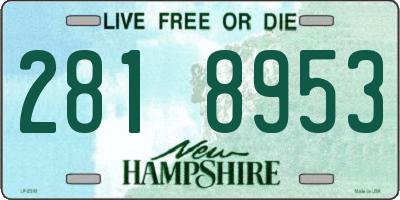 NH license plate 2818953