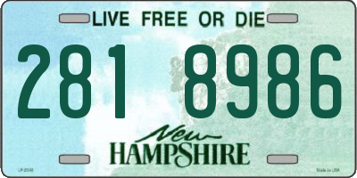 NH license plate 2818986