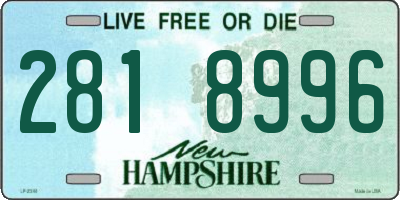 NH license plate 2818996