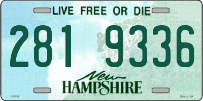 NH license plate 2819336