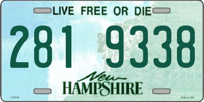 NH license plate 2819338