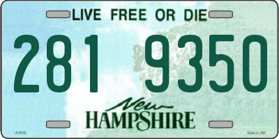 NH license plate 2819350