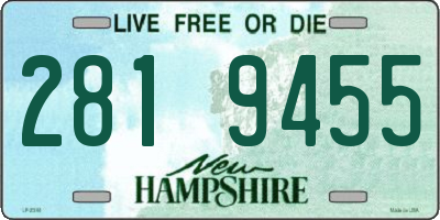 NH license plate 2819455