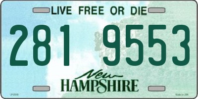NH license plate 2819553