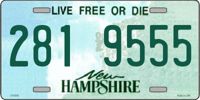 NH license plate 2819555