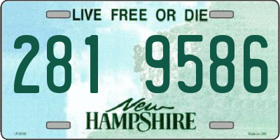 NH license plate 2819586