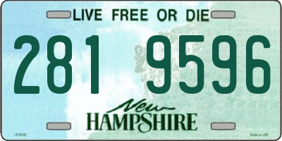 NH license plate 2819596