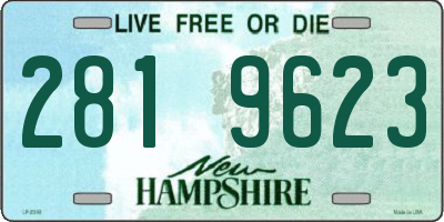 NH license plate 2819623