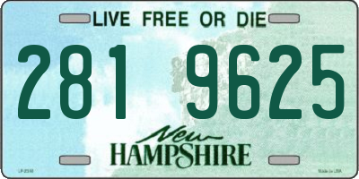 NH license plate 2819625