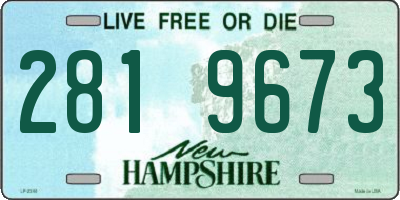 NH license plate 2819673