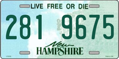 NH license plate 2819675
