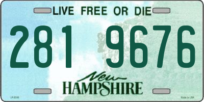 NH license plate 2819676