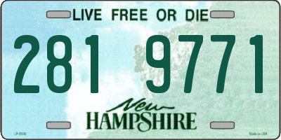 NH license plate 2819771