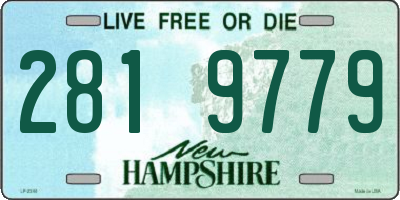 NH license plate 2819779