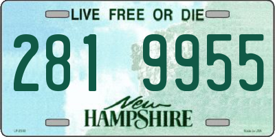 NH license plate 2819955