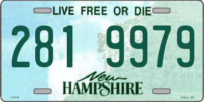 NH license plate 2819979