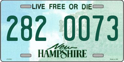 NH license plate 2820073