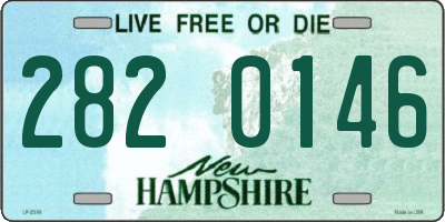 NH license plate 2820146