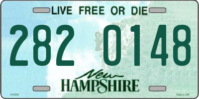 NH license plate 2820148