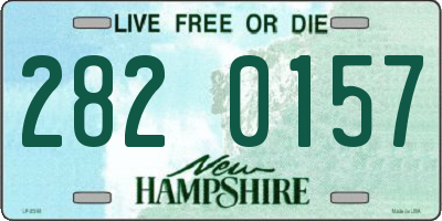 NH license plate 2820157