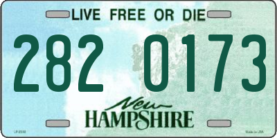 NH license plate 2820173