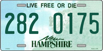NH license plate 2820175