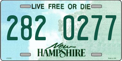 NH license plate 2820277