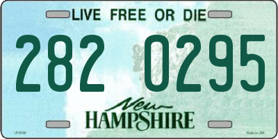 NH license plate 2820295
