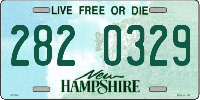 NH license plate 2820329