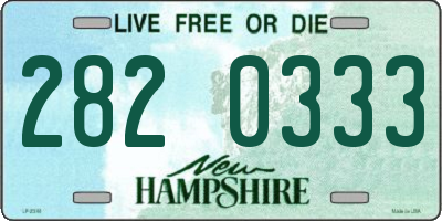NH license plate 2820333
