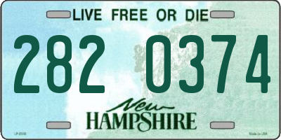 NH license plate 2820374