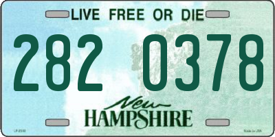 NH license plate 2820378