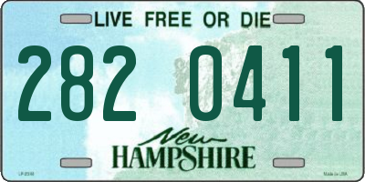 NH license plate 2820411