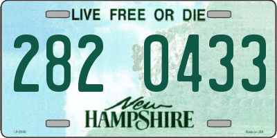 NH license plate 2820433