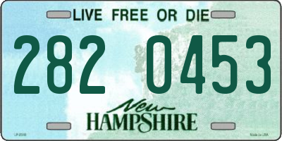 NH license plate 2820453