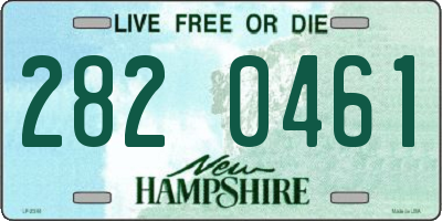 NH license plate 2820461