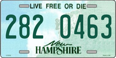 NH license plate 2820463