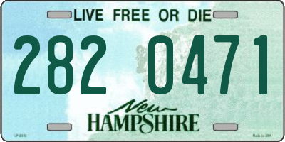NH license plate 2820471