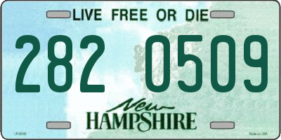 NH license plate 2820509