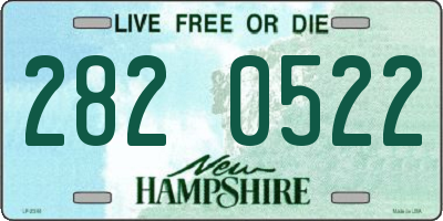 NH license plate 2820522