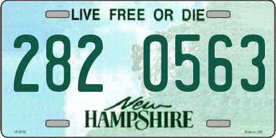 NH license plate 2820563
