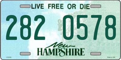 NH license plate 2820578