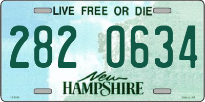 NH license plate 2820634