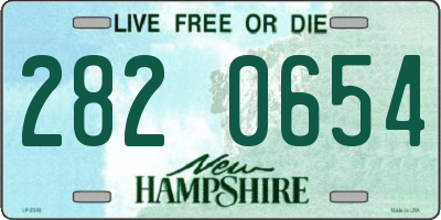 NH license plate 2820654